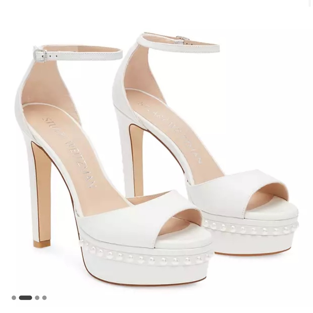 Stuart Weitzman DiscoPlatform Pearl Sandal
